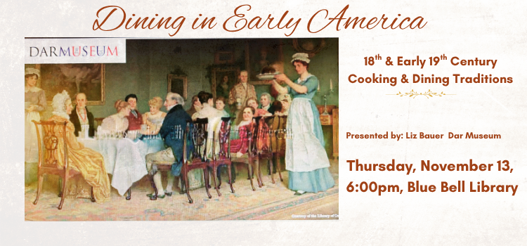 Dining in Early America