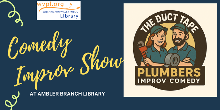 comedy improv show at Ambler Library June 16