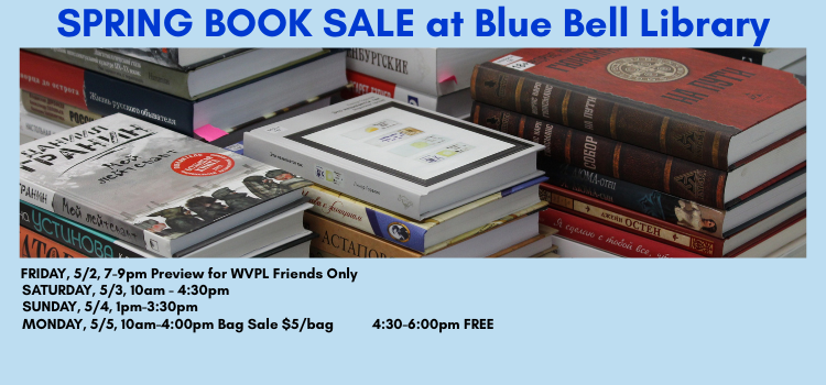 Blue Bell Spring Book Sale