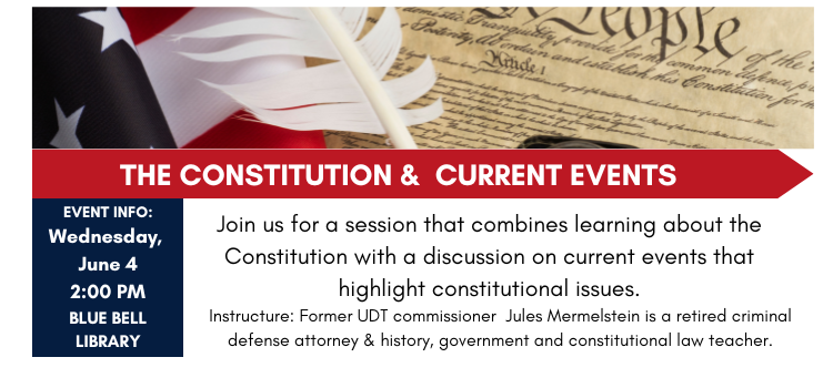 The Constitution and Current events